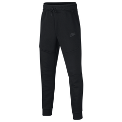 Boys' Grade School - Nike Tech Fleece Pants  - Black/Black