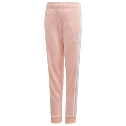 Girls' Grade School - adidas Originals Superstar Track Pants  - Pink/White