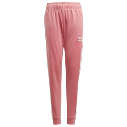 Girls' Grade School - adidas Originals Superstar Track Pants  - Pink/White