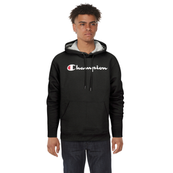 Men's - Champion Powerblend P/O Hoodie - Black