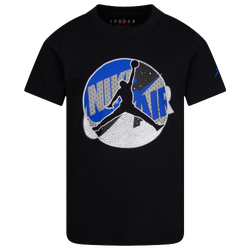 Boys' Preschool - Jordan Jumpman Patched T-Shirt - Blue/Black