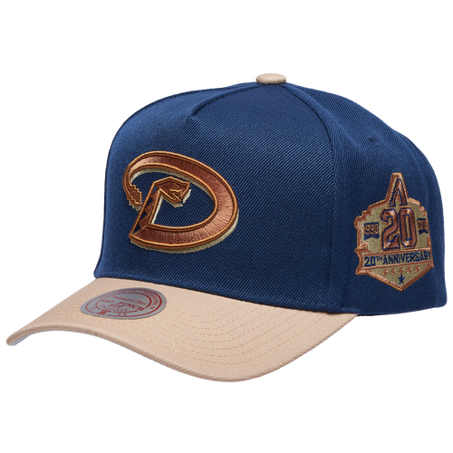 Mitchell & Ness Arizona Diamondbacks  Diamondbacks Navy & Tan Pro Pinch Cap In Multi