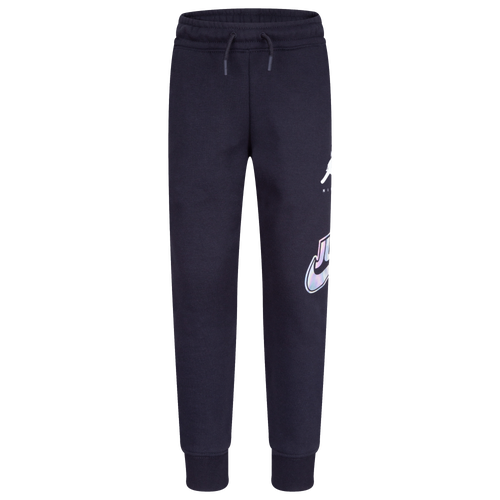 

Jordan Boys Jordan Jumpman Iridescent Pants - Boys' Preschool Black/White Size 4