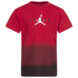 Boys' Preschool - Jordan Dip Dye T-Shirt - Red/White