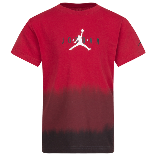

Boys Preschool Jordan Jordan Dip Dye T-Shirt - Boys' Preschool Red/White Size 5