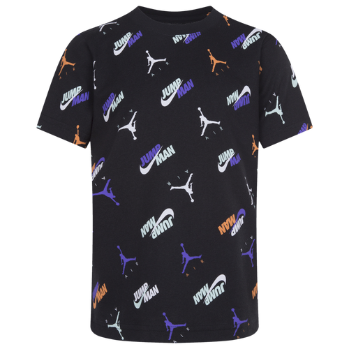 BOYS - Jordan DNA AOP T-Shirt - White/Black