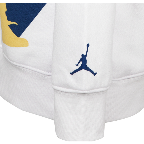 Jordan hoodie white and gold deals