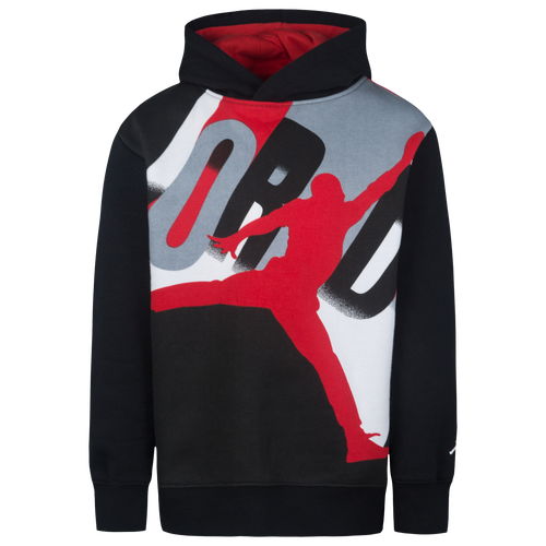 Shop Jordan Boys Preschool   Full Court Fleece Pullover In Black