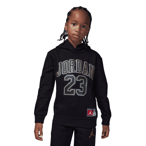 

Jordan Boys Jordan HBR Fleece Pullover Hoodie - Boys' Preschool Black Size 6