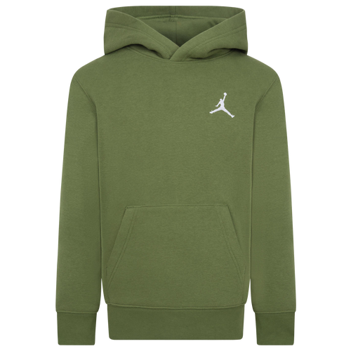 

Jordan Boys Jordan MJ Essentials Pullover Hoodie - Boys' Preschool Olive Size 6