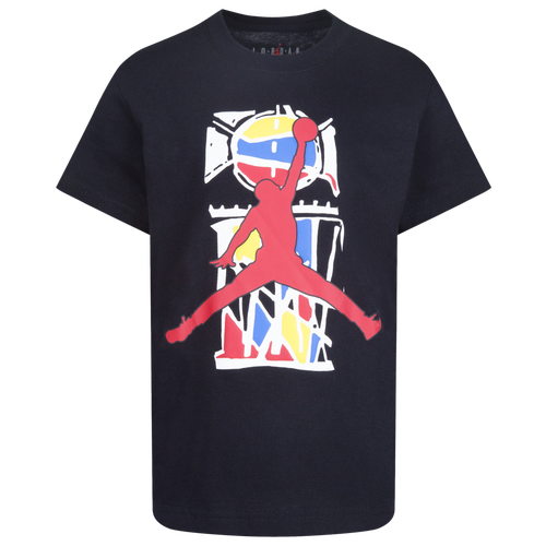 

Boys Preschool Jordan Jordan AJ8 Jumpman Energy T-Shirt - Boys' Preschool Black/Red Size 7