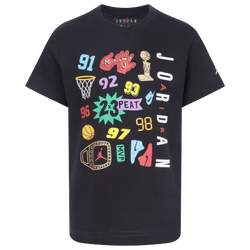 Boys' Preschool - Jordan 2X3 Peat Short Sleeve T-Shirt - Black