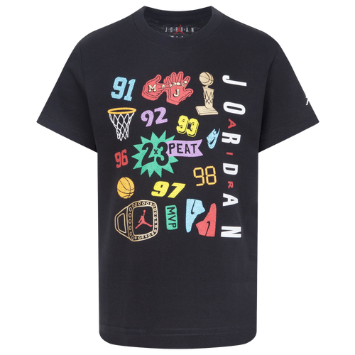 

Boys Preschool Jordan Jordan 2X3 Peat Short Sleeve T-Shirt - Boys' Preschool Black Size 4