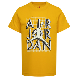 Boys' Preschool - Jordan Jumpman Stack T-Shirt - Yellow/White