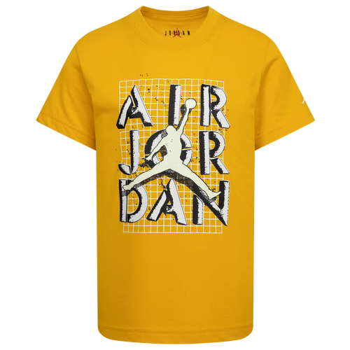 

Boys Preschool Jordan Jordan Jumpman Stack T-Shirt - Boys' Preschool White/Yellow Size 5