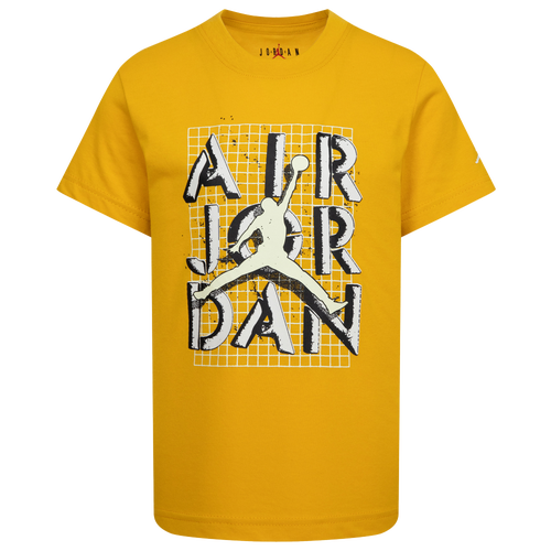 

Boys Preschool Jordan Jordan Jumpman Stack T-Shirt - Boys' Preschool Yellow/White Size 4