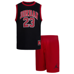 Boys' Preschool - Jordan 23 Jersey Set - Red/Black