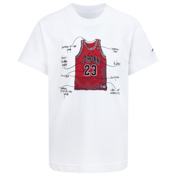 Boys' Preschool - Jordan The Jersey Short Sleeve T-Shirt - White/Red