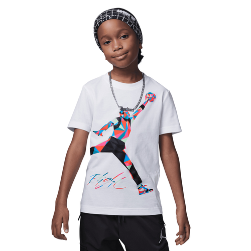 

Boys Preschool Jordan Jordan Jumpman HBR Heirloom T-Shirt - Boys' Preschool White/Infrared Size 5