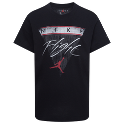 Boys' Preschool - Jordan AJ 4 Flight Reimagined T-Shirt - White/Black