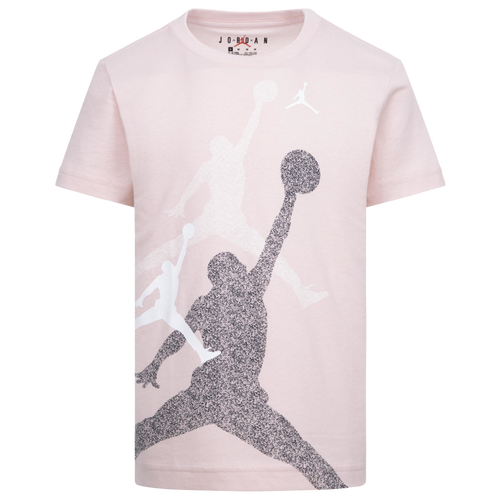 

Boys Preschool Jordan Jordan Gradient Stacked Jumpman Short Sleeve T-Shirt - Boys' Preschool Pink/White Size 6