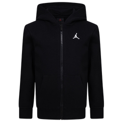 Boys' Preschool - Jordan MJ Brooklyn Fleece Full Zip Hoodie - Black/Black