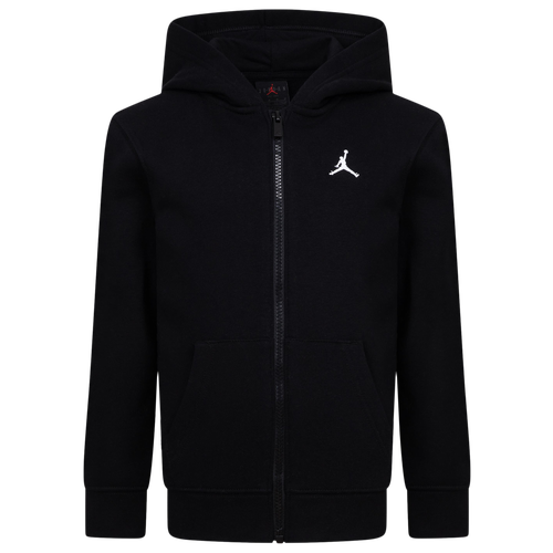 

Boys Preschool Jordan Jordan MJ Brooklyn Fleece Full Zip Hoodie - Boys' Preschool Black/Black Size 4