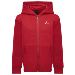 Boys' Preschool - Jordan MJ Brooklyn Fleece Full Zip Hoodie - Red/Gym Red