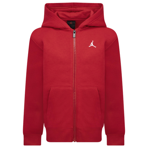 

Boys Preschool Jordan Jordan MJ Brooklyn Fleece Full Zip Hoodie - Boys' Preschool Red/Gym Red Size 4