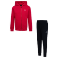 Jordan Brooklyn Fleece Full-Zip Hoodie Set - Jordan Black/Red