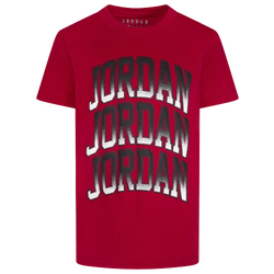 Boys' Preschool - Jordan 3K Short Sleeve T-Shirt - Black/Gym Red