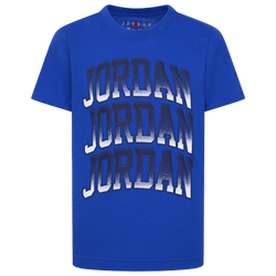 Boys' Preschool - Jordan 3K Short Sleeve T-Shirt - Black/Game Royal