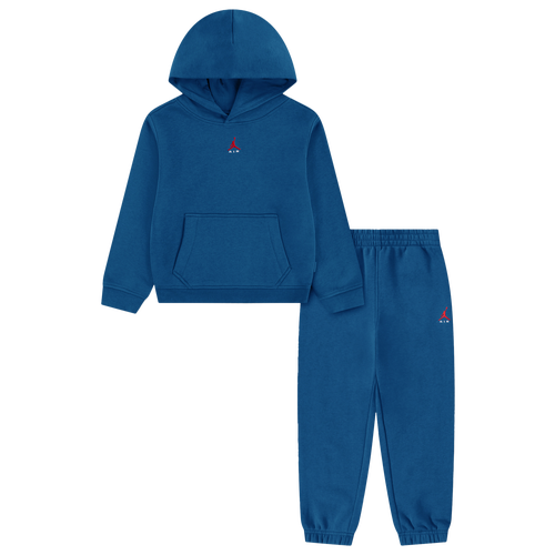 Boys Preschool Jordan Brooklyn Pullover Hoodie Set - Boys' Preschool True Blue