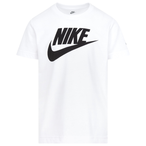 

Nike Boys Nike Futura Evergreen Short Sleeve T-Shirt - Boys' Preschool White/Black Size 5