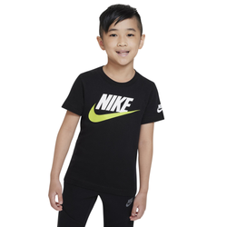 Boys' Preschool - Nike Futura Evergreen Short Sleeve T-Shirt - Black/White