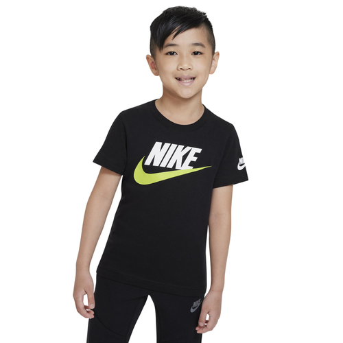 

Boys Preschool Nike Nike Futura Evergreen Short Sleeve T-Shirt - Boys' Preschool Black/White Size 6