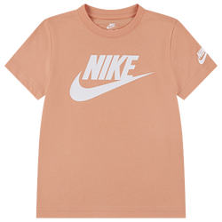 Boys' Preschool - Nike Futura T-Shirt - Apricot Agate/White