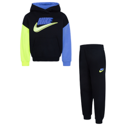 Boys' Preschool - Nike NSW Best Foot Forward Pullover Set - Black/Black