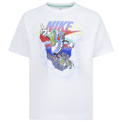 

Boys Preschool Nike Nike Air Max 90 Character T-Shirt - Boys' Preschool White/White Size 4