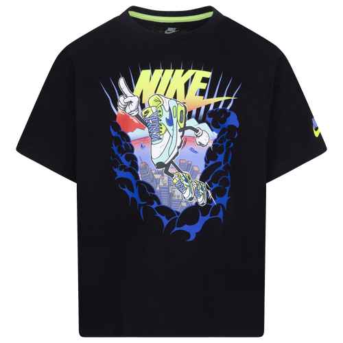 

Boys Preschool Nike Nike Air Max 90 Character T-Shirt - Boys' Preschool Black/Black Size 4