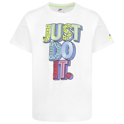 Boys' Preschool - Nike Just Do It Sole T-Shirt - White/White