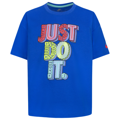 

Boys Preschool Nike Nike Just Do It Sole T-Shirt - Boys' Preschool Game Royal/Game Royal Size 4