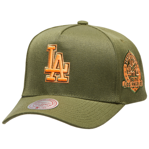 Mitchell & Ness Los Angeles Dodgers  Dodgers Neon Pop Pro Pinch Cap In Brown