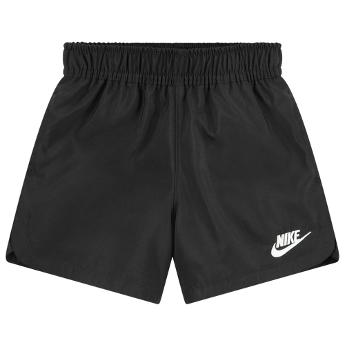 

Nike Boys Nike LBR Woven Shorts - Boys' Toddler Black/White Size 4T