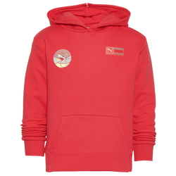 Girls' Grade School - PUMA Flower Aura Pullover Hoodie - Pink/Pink