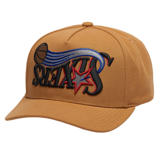 Mitchell & Ness Mens Philadelphia 76ers  76ers Hardwood Classic Prosnap Cap In Gold/gold