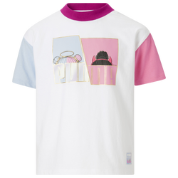 Girls' Grade School - PUMA LOL S&S Colorblock T-Shirt - White/Multi