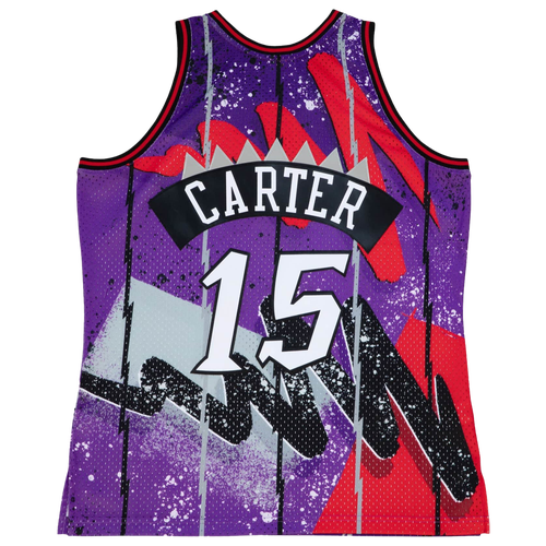 

Mitchell & Ness Mens Vince Carter Mitchell & Ness Raptors Hyp Hoops Jersey - Mens Purple Size M