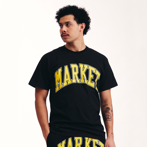 

Market Mens Market Arc T-Shirt - Mens Black/Yellow Size S