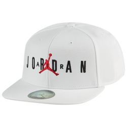 Boys' Grade School - Jordan Jumpman Air Snapback Cap - White/Black/Gym Red